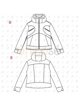 MOLDE CHAQUETA TECNICA MUJER 2411