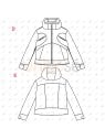MOLDE CHAQUETA TECNICA MUJER 2411