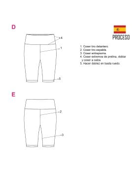 MOLDE SHORT CALZA BIKER NIÑA 2002