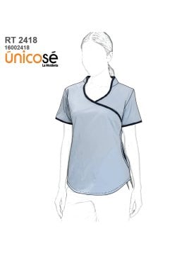 MOLDE BLUSA SANITARIA MUJER RT 2418