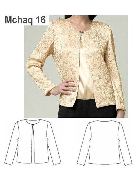 CHAQUETA FIESTA MUJER, FORRO INTERIOR.