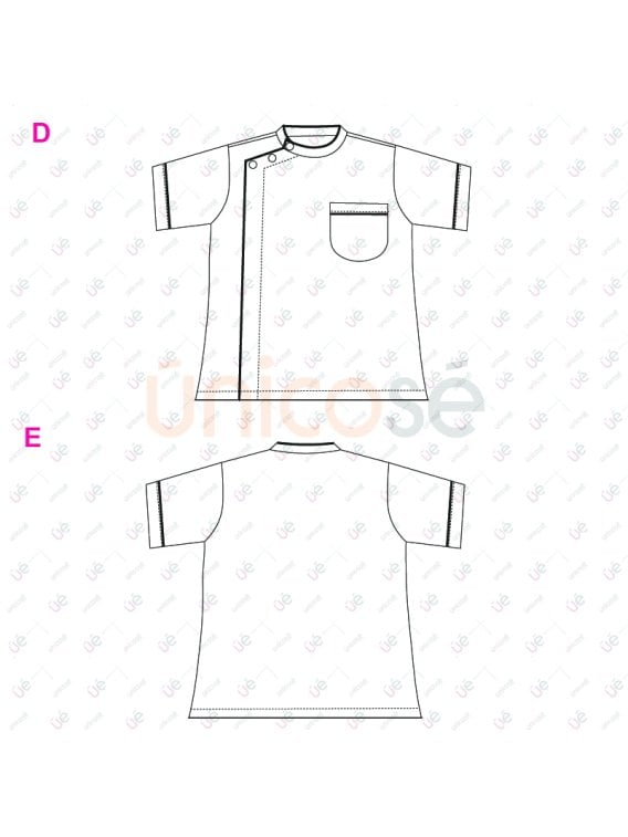 MOLDE TRABAJO CHAQUETA BARBERO 2421