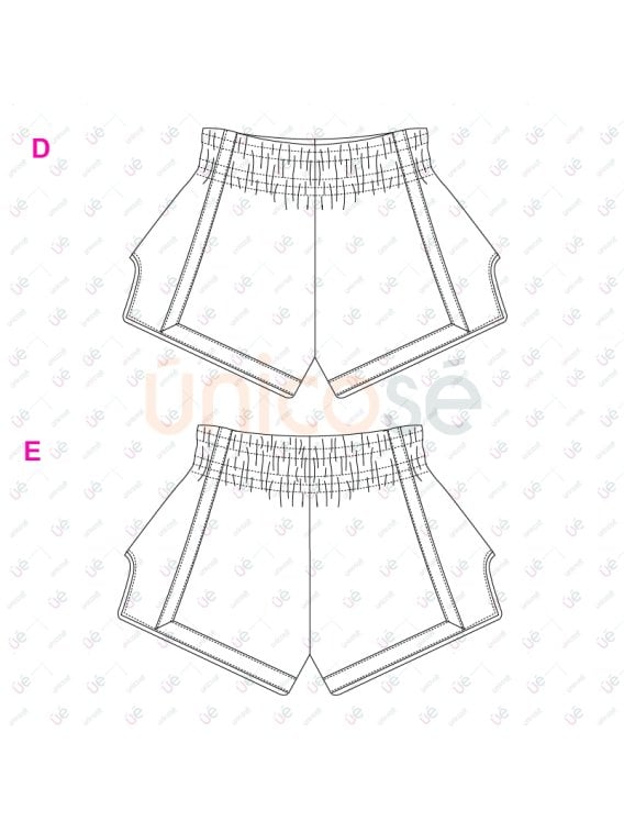 MOLDE DEPORTE SHORT BOX UNISEX 2403