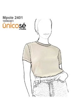 MOLDE POLERA BASICA MUJER 2401