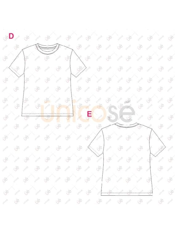 MOLDE POLERA BASICA MUJER 2401