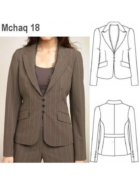 CHAQUETA BLAZER MUJER 0918