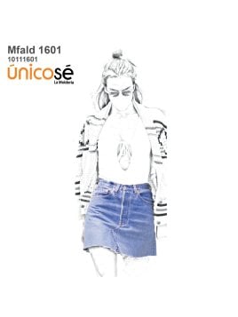 FALDA JEANS MUJER 1601