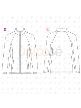 MOLDE DEPORTE CHAQUETA MUJER 2405