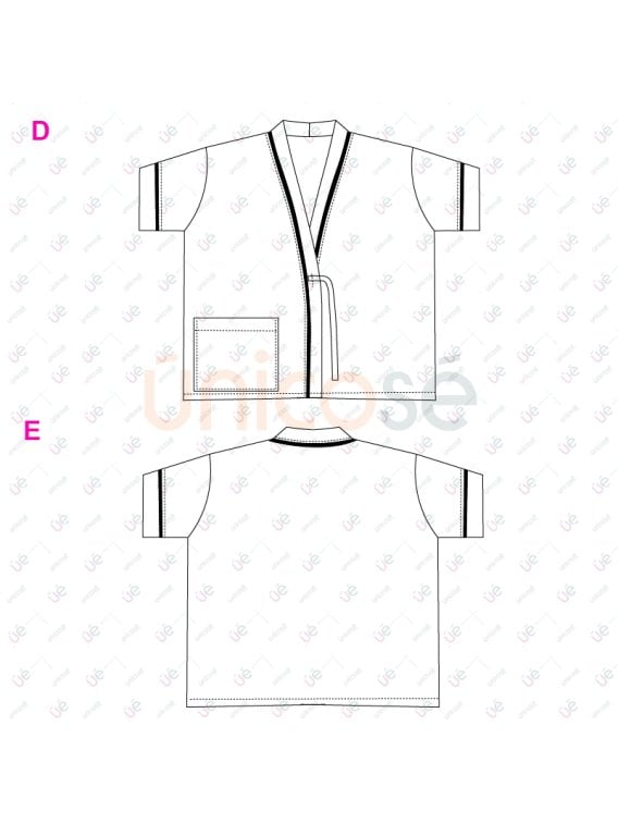 MOLDE CHAQUETA CHEF SUSHI HOMBRE RT 2423