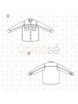 MOLDE CAMISA DE TRABAJO RT 2405