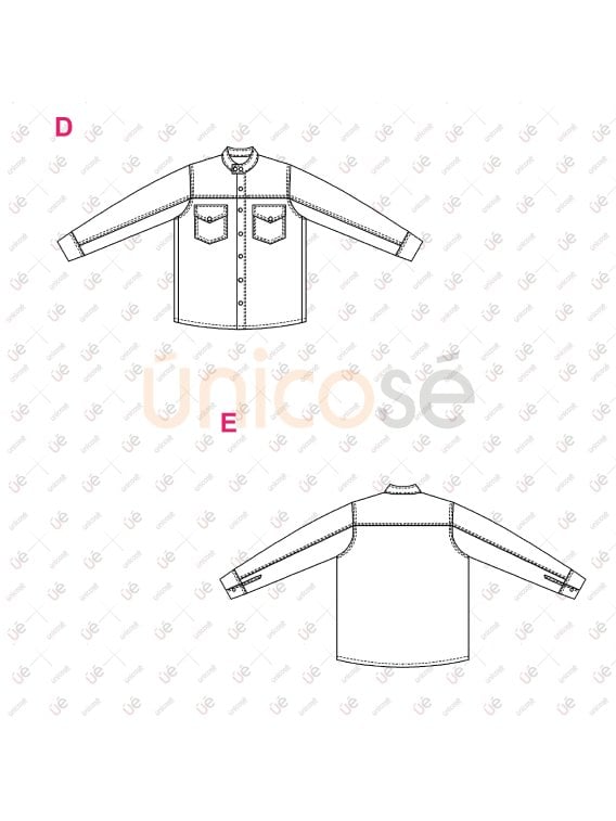 MOLDE CAMISA DE TRABAJO RT 2405