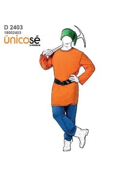 MOLDE DISFRAZ DE LEÑADOR 2403