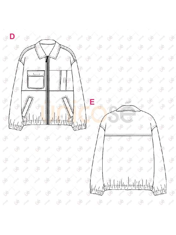 MOLDE CHAQUETA CAZADORA HOMBRE 2406