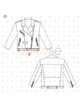 MOLDE CHAQUETA CAZADORA HOMBRE 2407