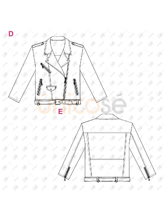 MOLDE CHAQUETA CAZADORA HOMBRE 2407