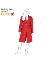 MOLDE ABRIGO TRENCH MUJER 2402