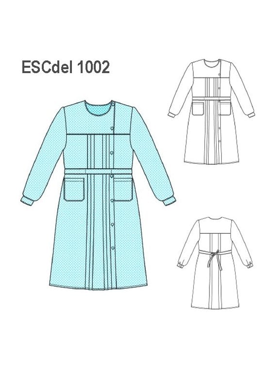 DELANTAL CRUZADO ESCOLAR 1002