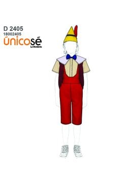 MOLDE DISFRAZ PERSONAJE DE CUENTO 2405