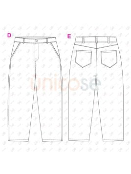 MOLDE PANTALON JEAN HPMBRE 2404