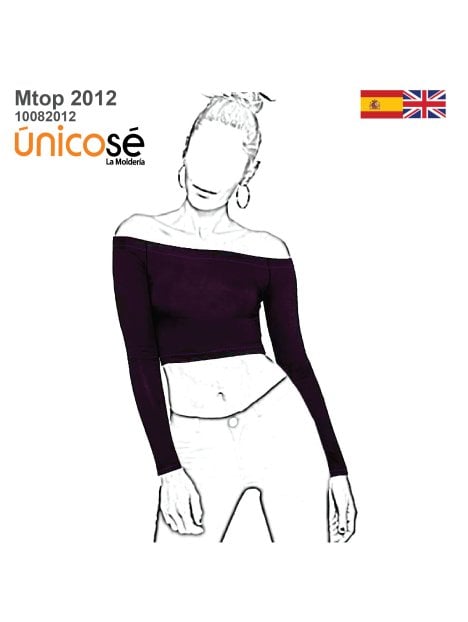 MOLDE TOP AJUSTADO MUJER 2012