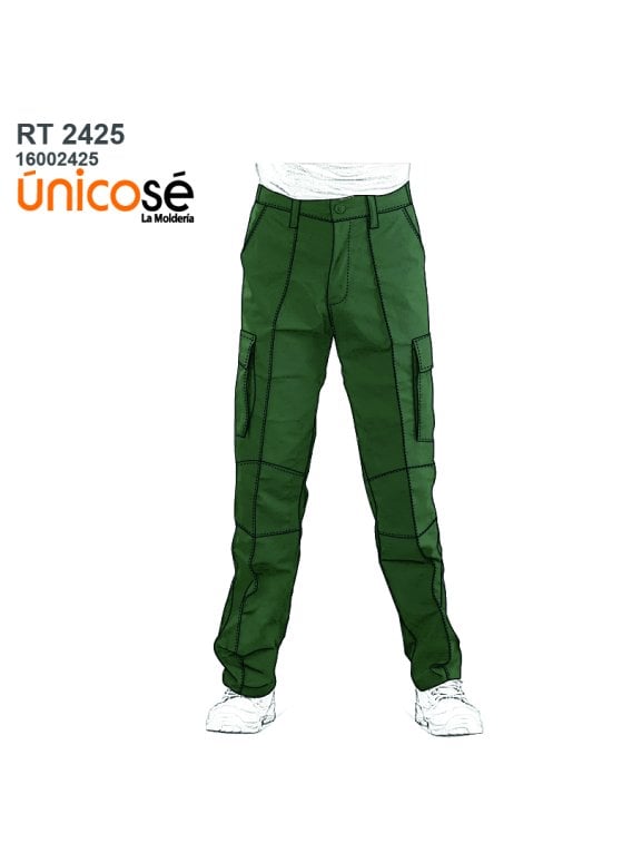 MOLDE TRABAJO PANTALON TACTICO 2425