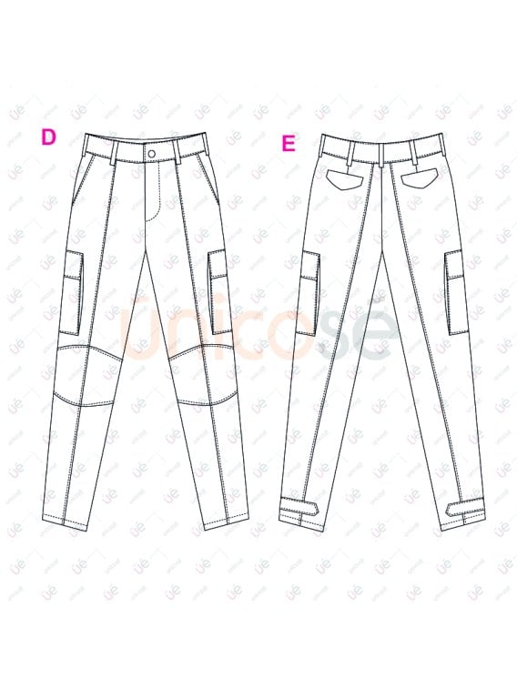 MOLDE TRABAJO PANTALON TACTICO 2425