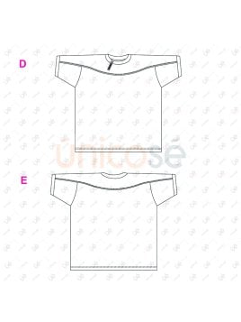 MOLDE TRABAJO CAMISETA UNISEX 2426