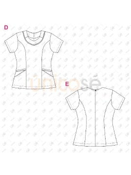 MOLDE TRABAJO BLUSA PARVULARIA 2427