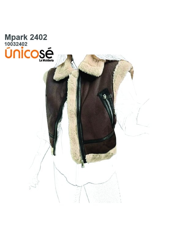 MOLDE PARKA CHALECO BIFAZ MUJER 2402