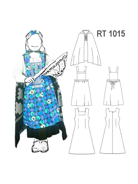 MOLDE CONJUNTO MAPUCHE RT 1015.