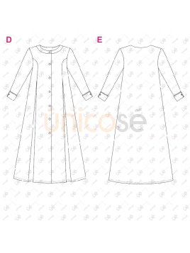 MOLDE VESTIDO TUNICA NIÑA 2401