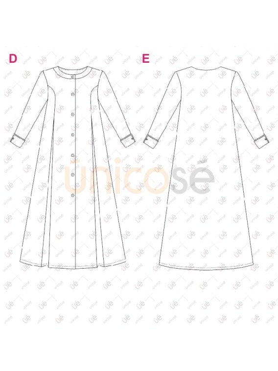 MOLDE VESTIDO TUNICA NIÑA 2401