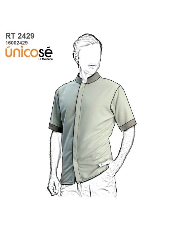 MOLDE TRABAJO CAMISA HOMBRE RT 2429