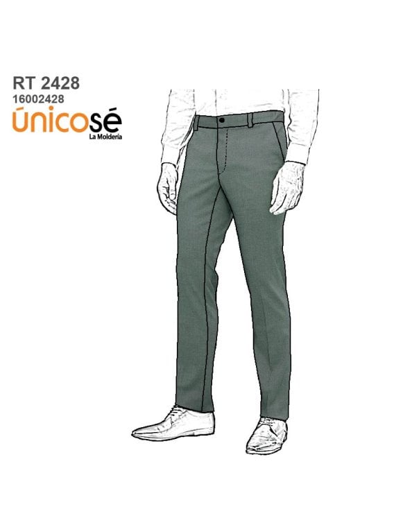 MOLDE TRABAJO PANTALON HOMBRE RT 2428