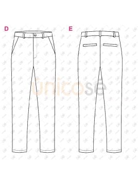 MOLDE TRABAJO PANTALON HOMBRE RT 2428