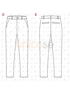 MOLDE TRABAJO PANTALON HOMBRE RT 2428