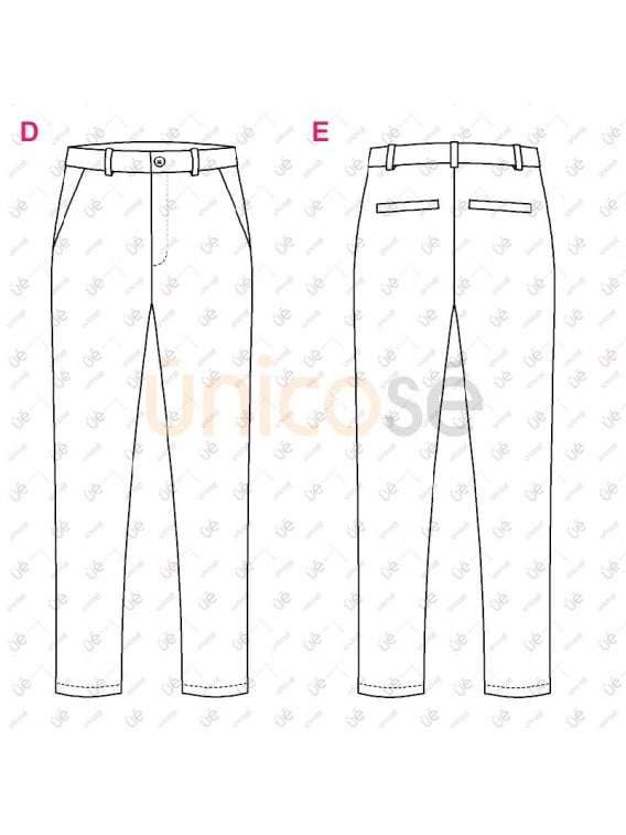 MOLDE TRABAJO PANTALON HOMBRE RT 2428