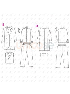 MOLDE DISFRAZ DE MAGO 2406