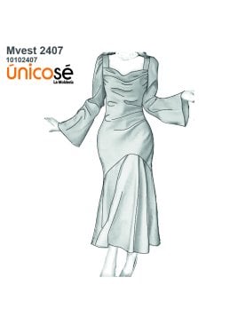 MOLDE VESTIDO NOVIA 2407