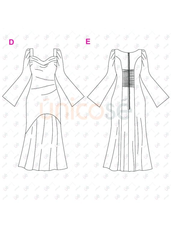 MOLDE VESTIDO NOVIA 2407