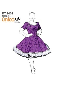 MOLDE TRAJE DE HUASA RT 2434