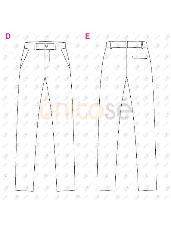 MOLDE PANTALON CLASICO MUJER  RT 2430
