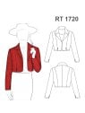 MOLDE CHAQUETA HUASA MUJER RT 1720