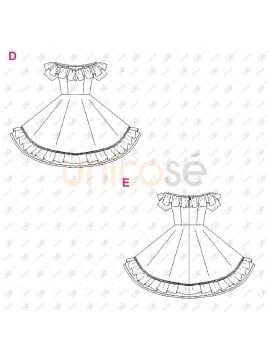 MOLDE VESTIDO HUASA RT 2435