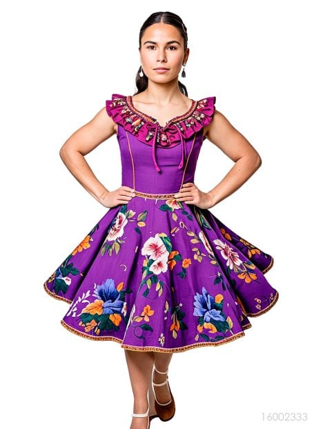 MOLDE VESTIDO HUASA PLATO RT 2333