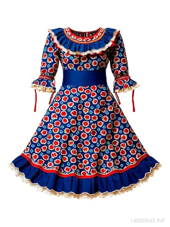 VESTIDO HUASA INFANTIL RT 0945