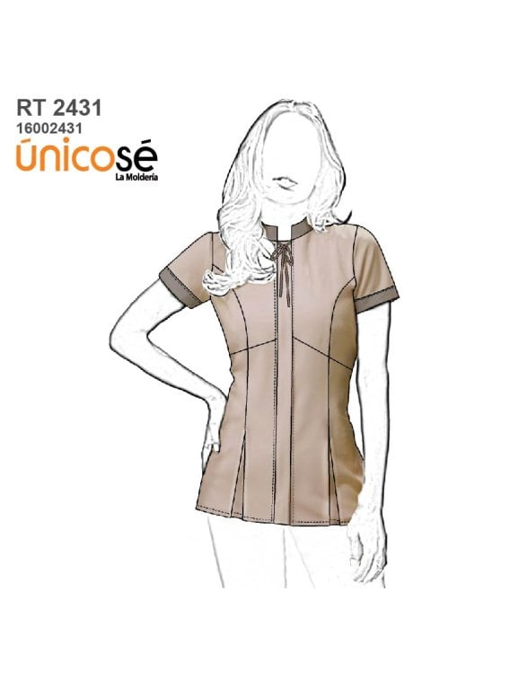 MOLDE TRABAJO BLUSA CAMARERA 2431