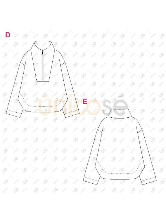 MOLDE POLERON OVERSIZE MUJER 10042404