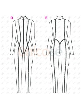 MOLDE ENTERITO CATSUIT MUJER 2403