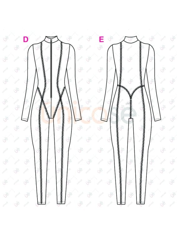MOLDE ENTERITO CATSUIT MUJER 2403